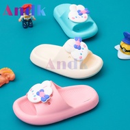 Andk 2025 IM Girls' Cute Character Rubber Sandals Size: 25-30