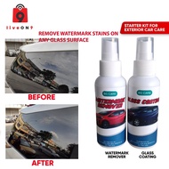 stain remover BG Care Watermark Remover/Glass Coating 100ML Glass Cleanser Effective Pencuci Cermin 