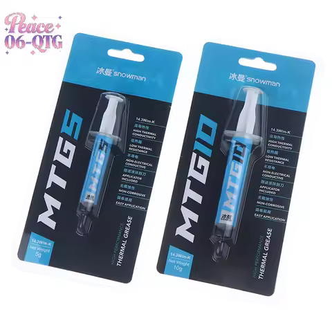 Hot 1Pc 5g/10g Syringe MTG5/MTG10 Thermal Conductive Grease Paste 14.3W/mk For Grease Desktop Comput