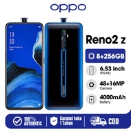 OPPO Reno2 Z 8/256gb Layar 6.53inci Original Garansi Resmi 48+16MP FHD Kamera Handphone Second ori asli 99% baru hp murah ram besar cuci gudang Smartphone 4G 5G Gaming Phone reno 2z 4000mAh Dual SIM Dual Standby Android 11.0 promo cod