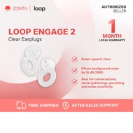LOOP Engage 2 Clear Noise Reducing Earplugs (-16dB) for Social Gathering & Conversation