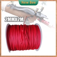 2 Meter 2MM Fishing Line Red Spearfishing Line Speargun Speargun Wishbone Line