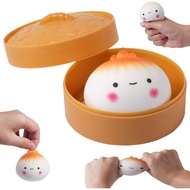 Adult Soft Dumpling Decompression Ball, Children Soft Dumpling Soft Toy, Sensory Toy, Squeezing Nood