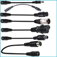 UTAKEE Travel Friendly DC5521 Female to DC8016 DC5525 Male Adapter Cable Cord Black
