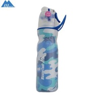 MasterTool - 有蓋保凍噴霧安全鎖水樽壺, 590ml運動降温透心涼運動水壺 -20oz
