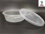 R2500 (2500ml) Round Disposable Plastic Food Container (30pcs±) / Bekas Plastik Bulat / Bekas Makana