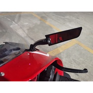 Suitable for Ducati V4 V2 Modified Fixed Wind Wing Rearview Mirror Left Right Reflective Glass Mirror Wings Rearview Rearview Mirror