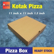 Cheapest 100pcs 10x10x1.5inch Pizza Box Kotak Piza Food Box Kotak Makanan Shipping Delivery Storage 