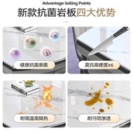 Small Tea Combination Simple Coffee Table Office Kettle Luxury Modern Slate Table Rock Burning Balco