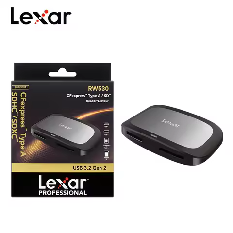 Lexar USB 3.2 Type-C Memory Card Reader Original CFexpress Type A Card Reader and SDXC UHS-II SD Car