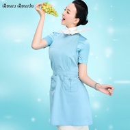 เกาหลี Air Stewardess Uniform Professional Workwear สปาแผนกต้อนรับพนักงานขาย Custom Made โพลีเอสเตอร