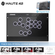 Haute42 Magnetic Hitbox Leverless Controller Button Rim Arcade Controller For PC/PS4/PS5/Switch Stic
