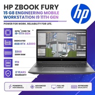 HP ZBook Fury 15 G8 Engineering Mobile Workstation | i9 11th Gen | 64GB RAM 4GB RTX A3000 1TB SSD | 