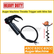 Heavy Duty Earth Auger Machine TB50 Throttle Trigger with Switch Wire set Tarik Minyak Mesin Gorek T