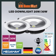 MEGAMAN LED Downlight (20W/30W) (1 year Warranty)