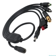 dingdongaa MultiInterface Solar Charging Cable Connecting DC7909 to XT60 DC5521 5525 6530