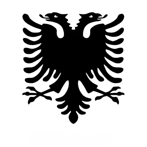 Car Sticker Vinyl Decal Albanian Double Headed Eagle Waterproof Auto Decors on Truck Bumper Rear Win