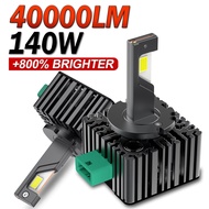 Nlpearl 2PCS 140W D1S D3S LED Car Headlights HID Bulbs D3S Turbo Lights 40000LM 6500K Super Bright A