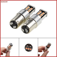 ⛤ECHO-520⛤ 2x Red Car LED Brake Tail Light 15LED 2835 LED Canbus Bulb for 12V BAY15D 1157 〈echo-my〉