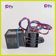 ⚠️ ➽ ➼ ∽ Panasonic Washing Machine Starter Capacitor SH-DPY 8UF 11UF 420VAC Built-in Inductance