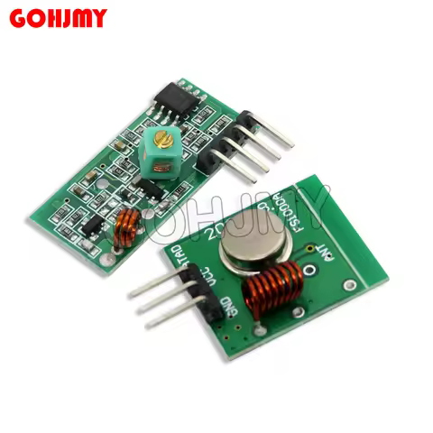 GOHJMY 433Mhz / 315MHZ RF transmitter and receiver Module link kit diy 315MHZ 433MHZ wireless For ar