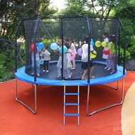 NEW✅Stall Trampoline Children's Large Trampoline with Safety Net Adult Outdoor Square Kindergarten Trampoline FLB5