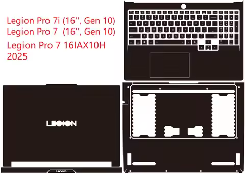 Full Body Laptop Vinyl Decal Cover Sticker Skin Protector For Lenovo Legion Pro 7i (16",Gen 10) / Le