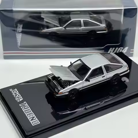 Hobby Japan 1:64 Toyota Sprinter Trueno Gt Ae86 Simulation Alloy Model Car