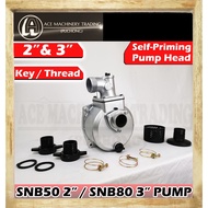 Engine Pump 2" 3" SNB50/SNB80 Water Pump Suction Pump Self Priming Water Pump Head