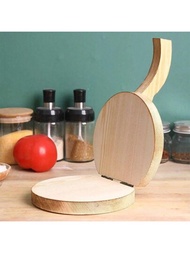 1入木製麵團壓餅機/玉米餅機/漢堡排壓模器,帶手柄的廚房器具