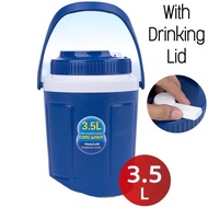 3.5Liter Hot Cold Long Lasting Water Tumbler Jug Bottle Box Container With Drinking Lid / Botol Air 