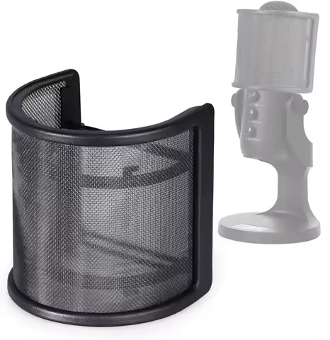 Universal Microphone Pop Filter Studio Recording Condenser Microphone Metal Windscreen Mask Shield f