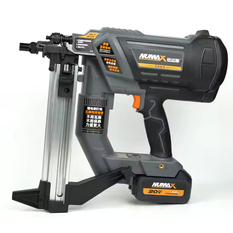NUMAX LD40-N Lithium steel nail gun for concrete, plumbing, doors and windows，Suitable for Makita ba