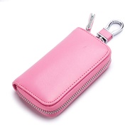 Genuine Leather Key Holder Bag with 2 Card Slot & 6 Hooks & 1 Access Card,Key Case Car Key Holder Wa