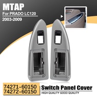 Rear Window Lift Control Switch Frame Panel Cover without Ashtray Ash Tray For Toyota Land Cruiser P
