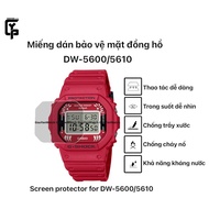 Watch face protection sticker for Casio DW-5600 and DW-5610