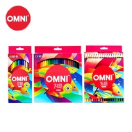 OMNI INTENSE Water Soluble Colour Pencil Long 12/24/36 Colours Set