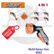 CLABER 9083 SPRAY GUN/ 4 IN 1 MULTIFUNCTIONAL WATER SPRAYER