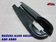"BLACK" CHAIN CASE SET Fit For SUZUKI A100 AS100 A80 AS80  // บังโซ่ สีดำ