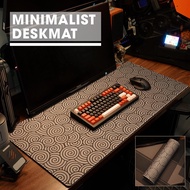 MINIMALISM Large Mouse Pad with Simple Pattern Size 80x30cm / 90x40cm / 120x60cm Anti-Slip, Durable 