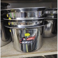 Stainless Steel Periuk minyak /Oil pot /Tong Minyak masak /Periuk Stainless steel /22cm 24cm 26cm
