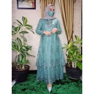 GAMIS TILLE MODEL MALAYSIA//GAMIS BROKAT TILLE MODEL MALAYSIA KEBAYA BROKAT BAHAN ADEM MEWAH