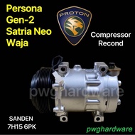 Recond AirCond Compressor Proton Gen-2 / Satria Neo / Waja 1.6cc/ Persona / Campro Engine / Air-cond