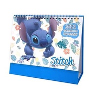 (會員專享清貨優惠價+免運費) 迪士尼 Disney 史迪仔 正版 家居 桌上 坐檯 月曆 日曆 2022 年曆 桌曆 年度 計劃表 史迪奇 Stitch (台灣假期)