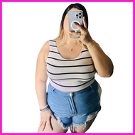 ✨ ♑ PLUS SIZE KNITTED CROPTOP FOR WOMEN | PLUS SIZE KNITTED SANDO /SQUARENECK (BEST FITS L-2XL)