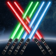 6 Pack Light Up Sword Saber 3 Colors, Expandable LED Light Swords with FX Sound(Motion Sensitive) an