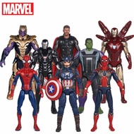 Marvel Anime Figure The Avengers Endgame Hulk Iron Man MK85 Black Panther Iron Spiderman Movable Anime Action Figures