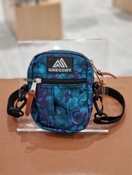 包郵‼️🇰🇷韓國直送 Gregory 藍花 Quick Pocket S 斜孭袋 Blue Tapestry Crossbody Bag