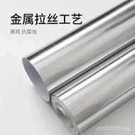 Sticker Elevator Door Color Change Brushed Carriage Decorative Mirror Sticker Silver Elevator Metal 