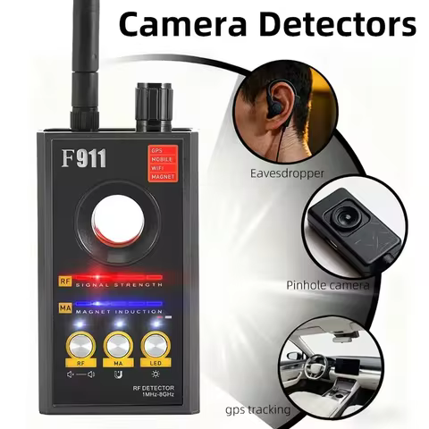 F911 Hidden Camera Detectors, Anti Spy Camera Finder, GPS Tracker Detectors, Bug & Hidden Devices De